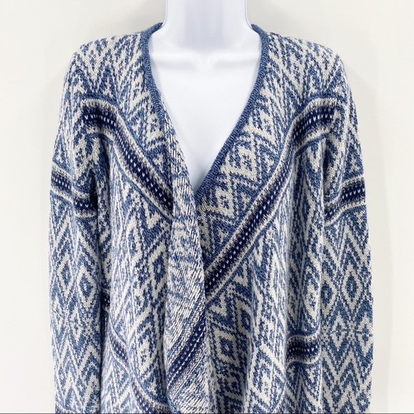 Kaisely Asymmetrical Open Front Cadigan Size M - Picture 5 of 14